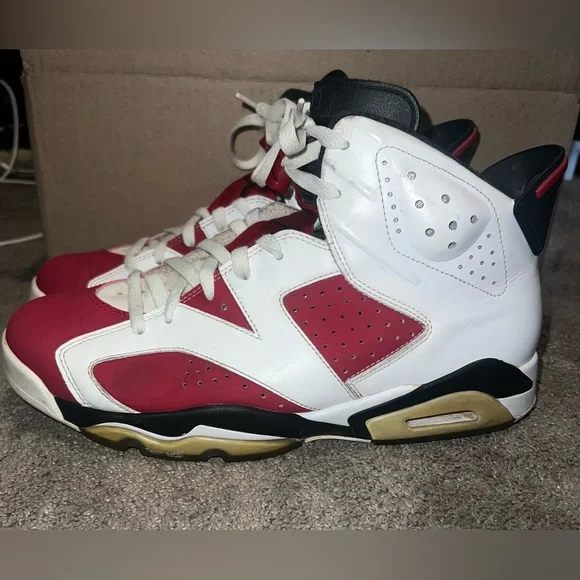 2014 Jordan 6 Carmine - Size 10.5 - Used, No Box - Picture 2 of 10